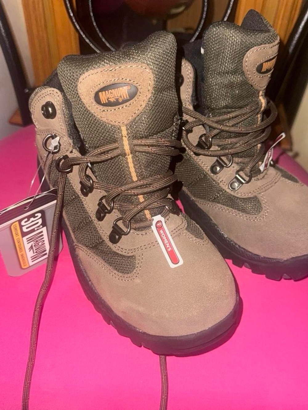 Magnum Kids Brown and Black Hiking Boots